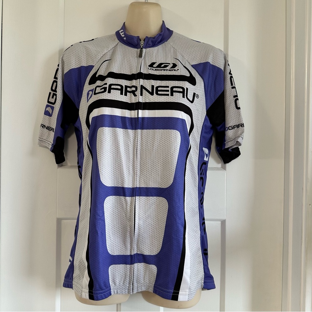 NWT! Louis Garneau Women’s Purple  SPORTIV S/S Full Zip Cycling Jersey S-L-XL
